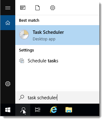 Task Scheduler for running scripts Task Scheduler for running scripts