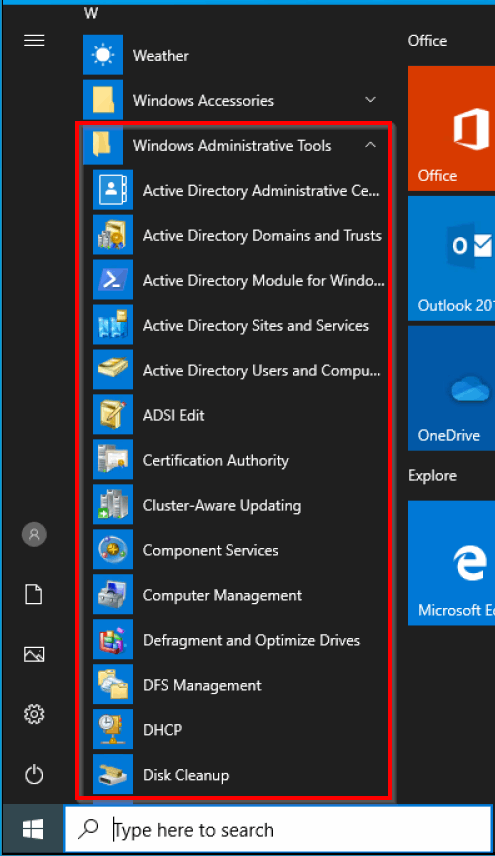 Windows RSAT Tools